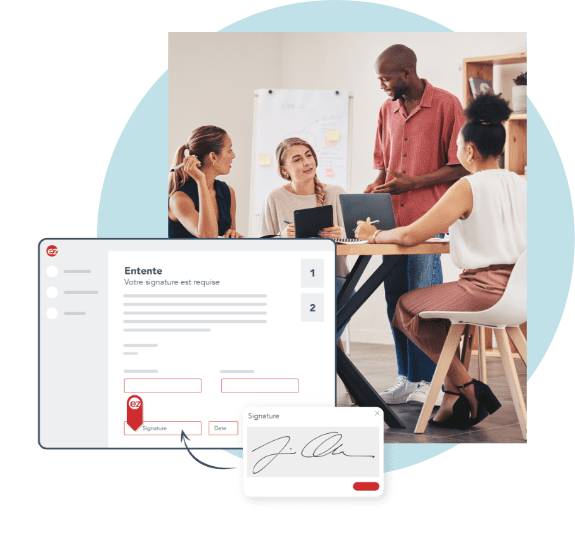 E-Signature pour entreprise de taille moyenne au Québec